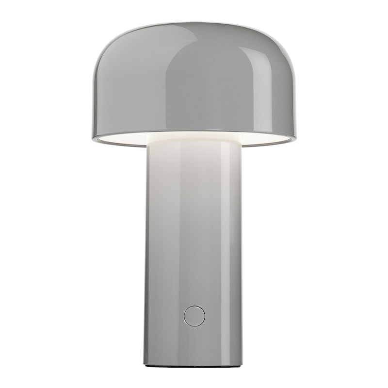 Bellhop Table Lamp Portable, Grey