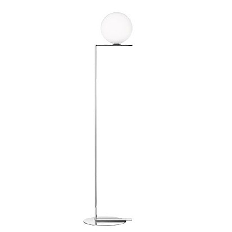 IC Lights F1 Floor Lamp, Chrome