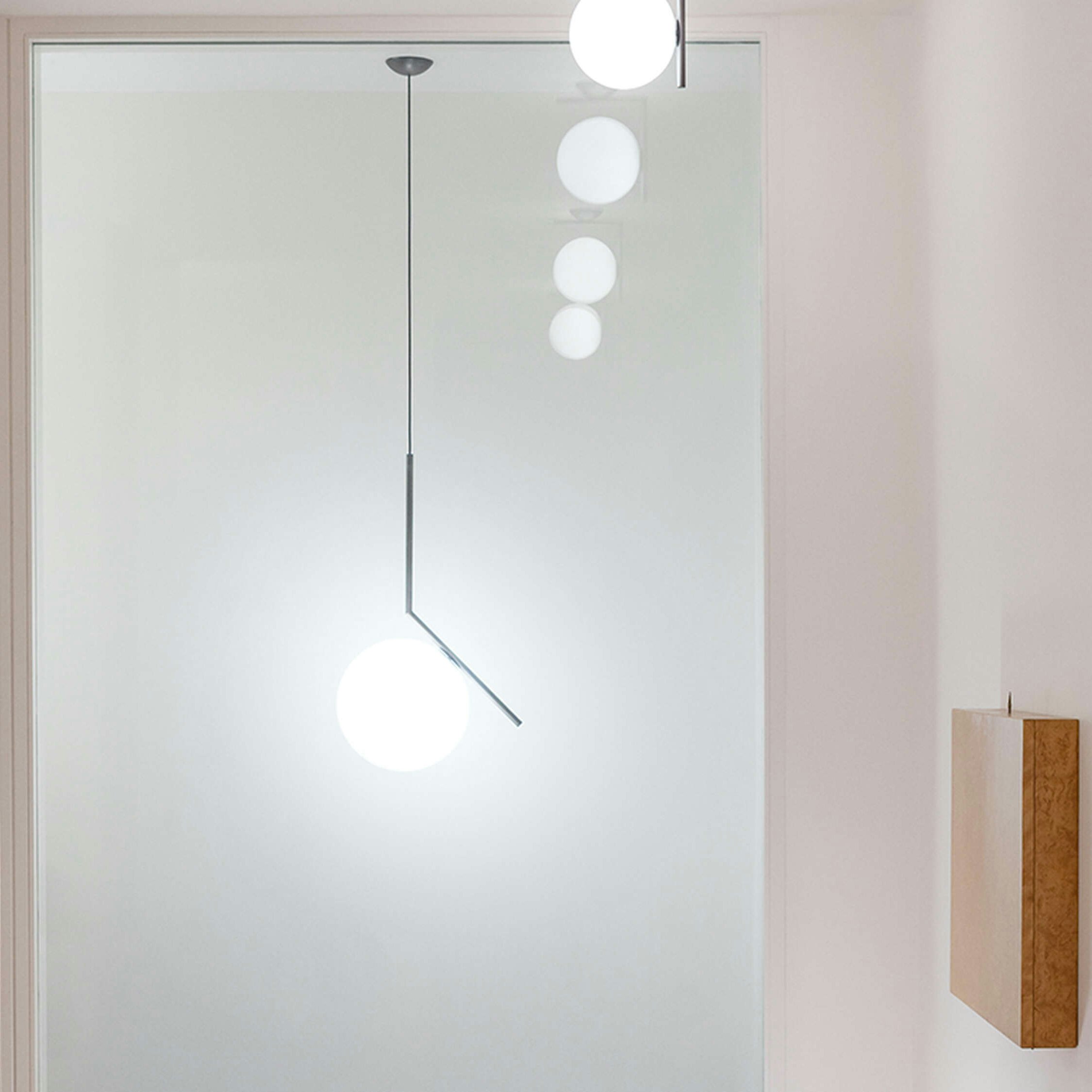 IC Lights S2 Pendant, Chrome from Flos | RoyalDesign