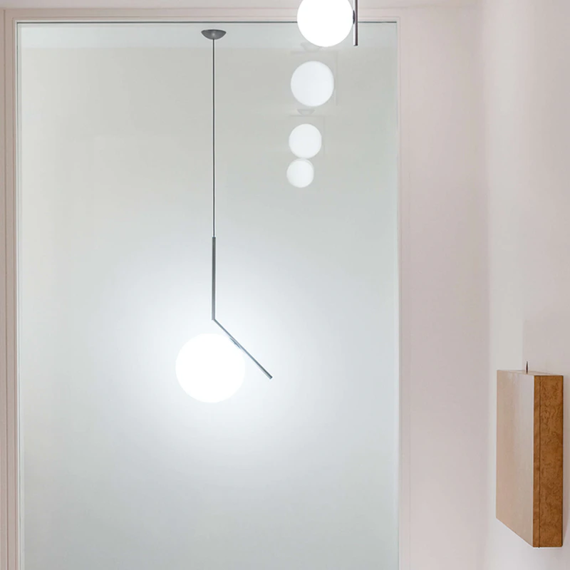 IC Lights S2 Pendant, Chrome from Flos | RoyalDesign