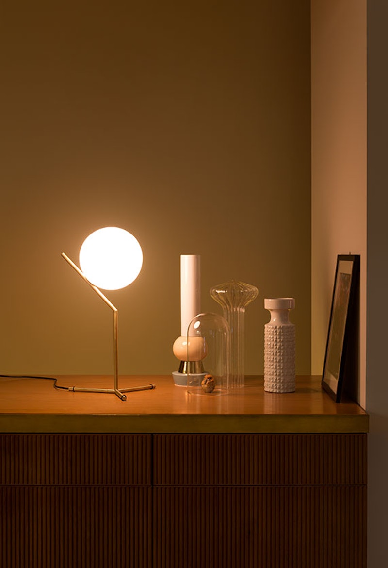 【OWL】IC LIGHT T1 HIGH GOLD IC Lights Table 1 High, Brass from Flos | RoyalDesign