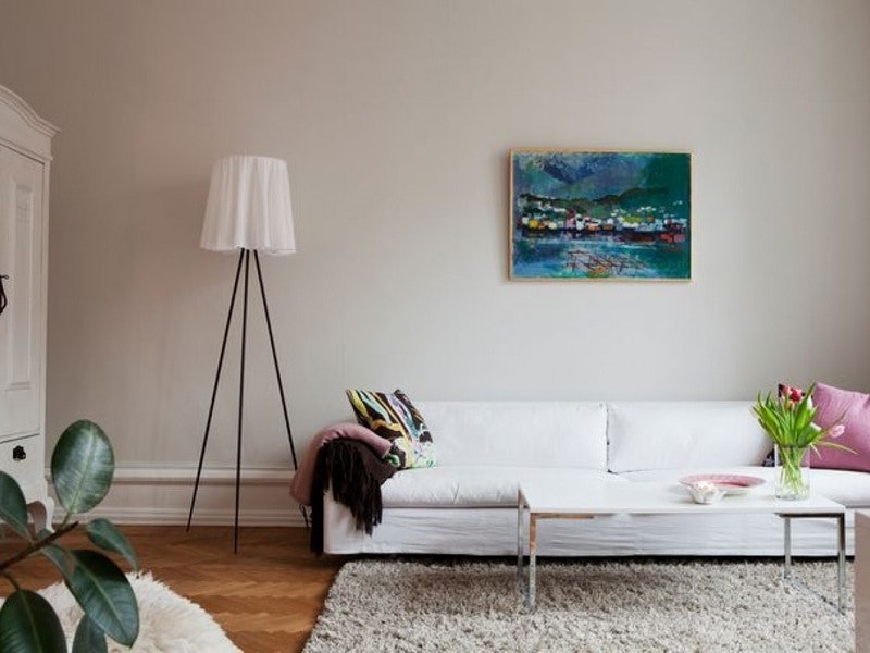 Rosy Angelis Floor Lamp, Grey from Flos | RoyalDesign