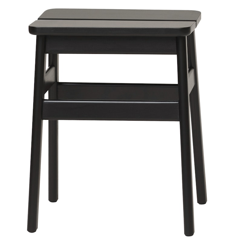 Angle Stool, Black Oak