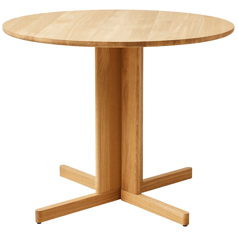 Trefoil Table 90 cm, Oak