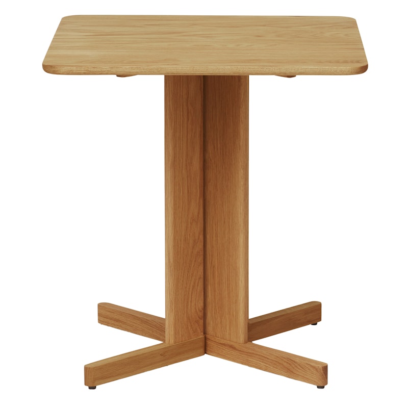 Trefoil Table 68x68 cm, Oak