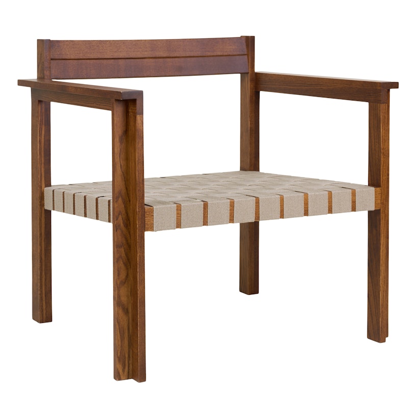 Symmetry Lounge Chair, Honey Ash / Oat