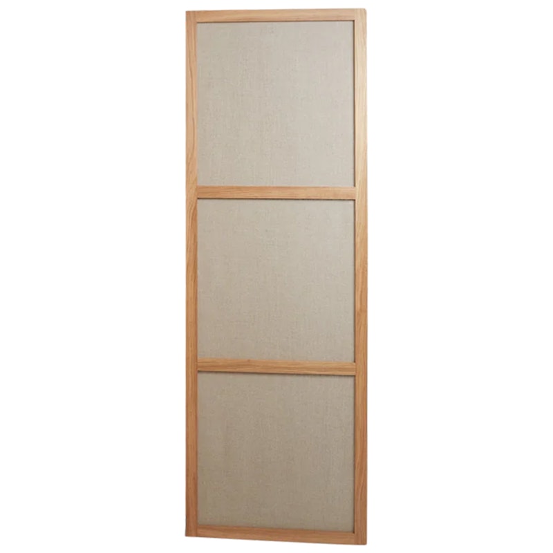 Frame Room Divider Natural Oak / Linen, 1 Panel