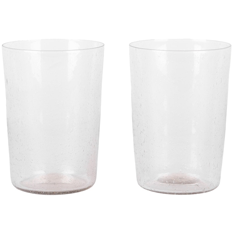 Isle Drinking Glasses 2-pack, Light Smoke