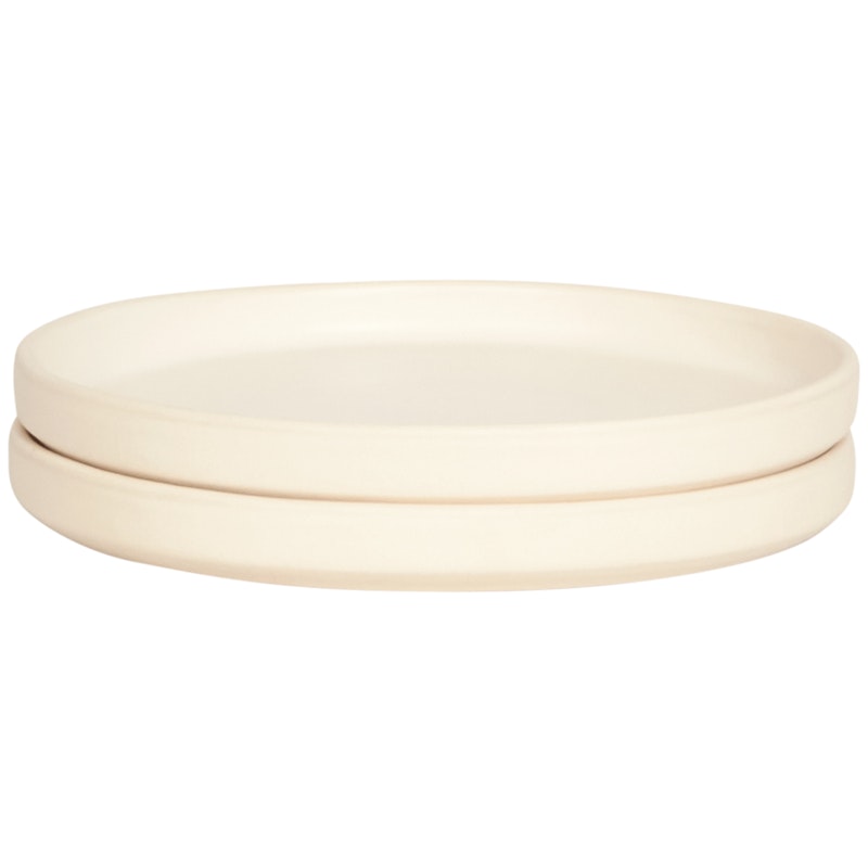 Otto Plates 2-pack Ø19 cm, Natural