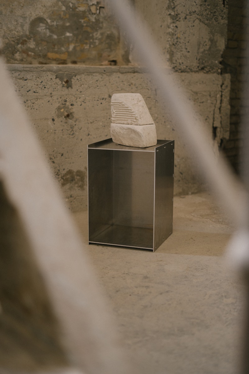 Rivet Box Side Table, Aluminium from Frama | RoyalDesign