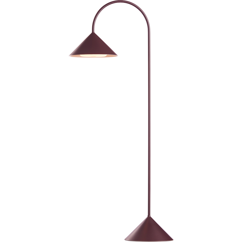 Grasp Table Lamp Portable 72 cm, Matt Beetroot