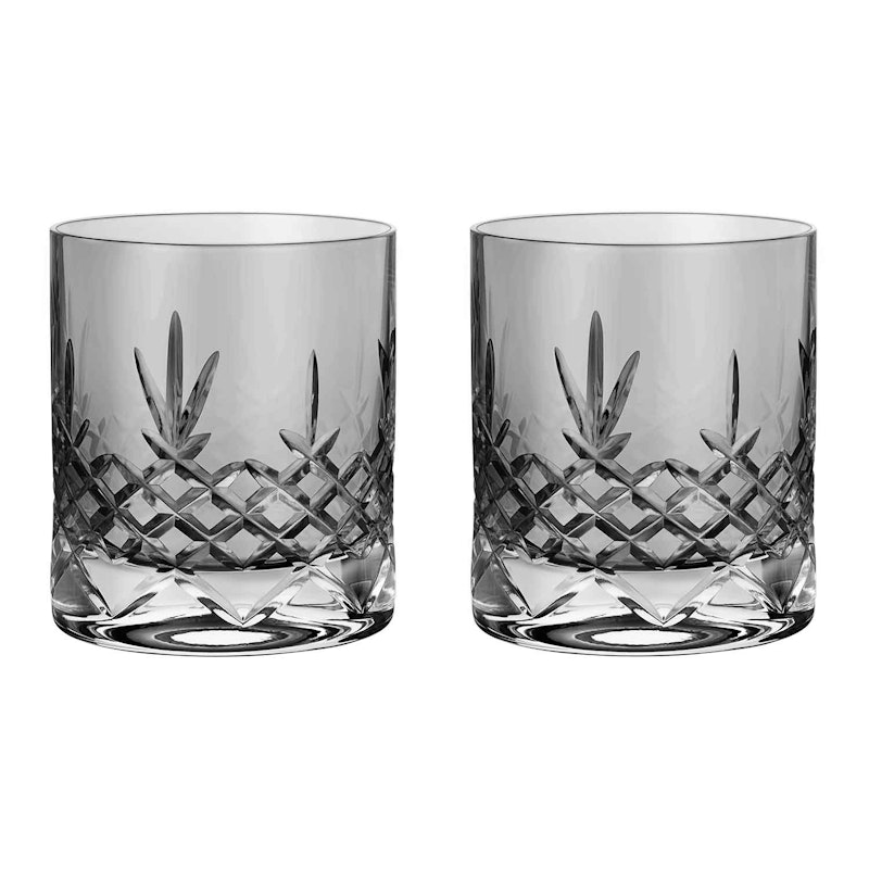 Crispy Lowball Glass 2 Pcs, Dark