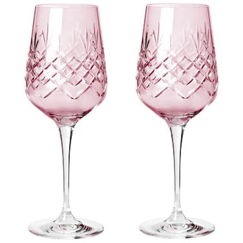 Crispy Madame White Wine Glass 35 cl 2-pack, Topaz