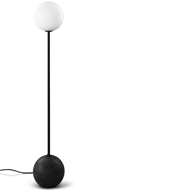 Boxer Floor Lamp, Black Marble