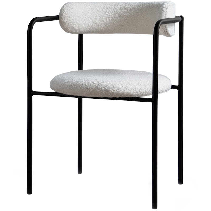 FF Armchair, Ivory Karakorum / Black