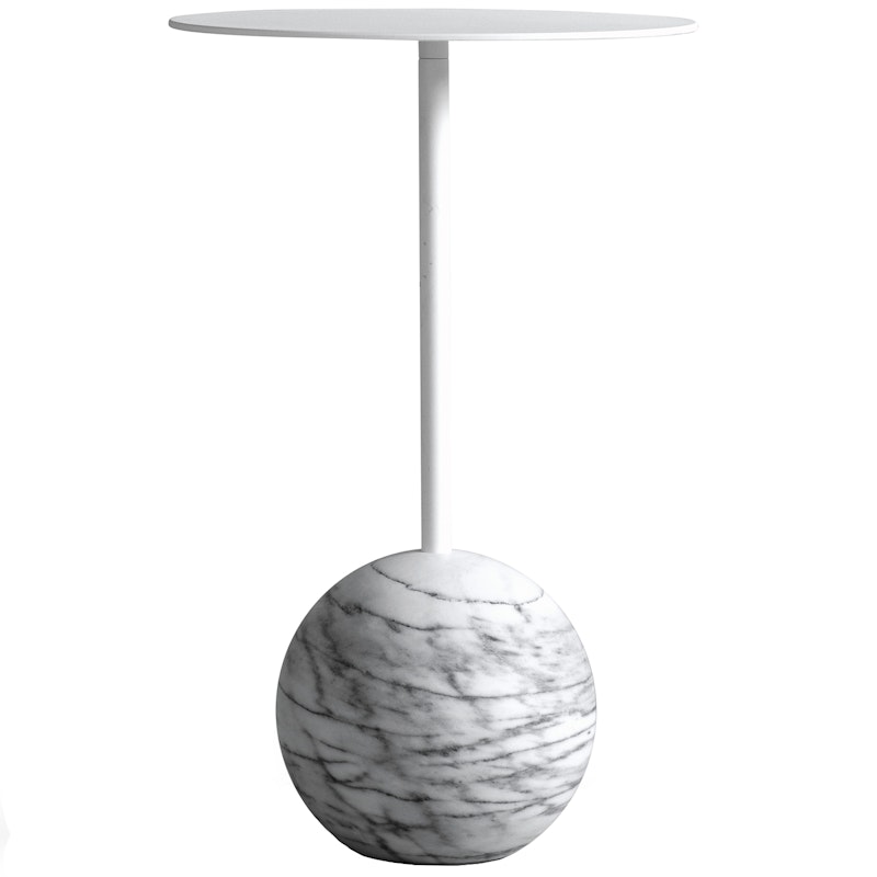 Knockout Side Table Ø35 cm, White