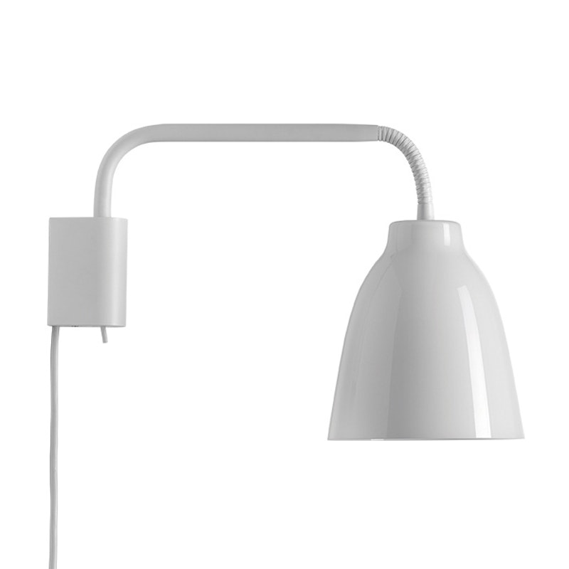 Caravaggio Read Wall Lamp Ø14 cm, Opal