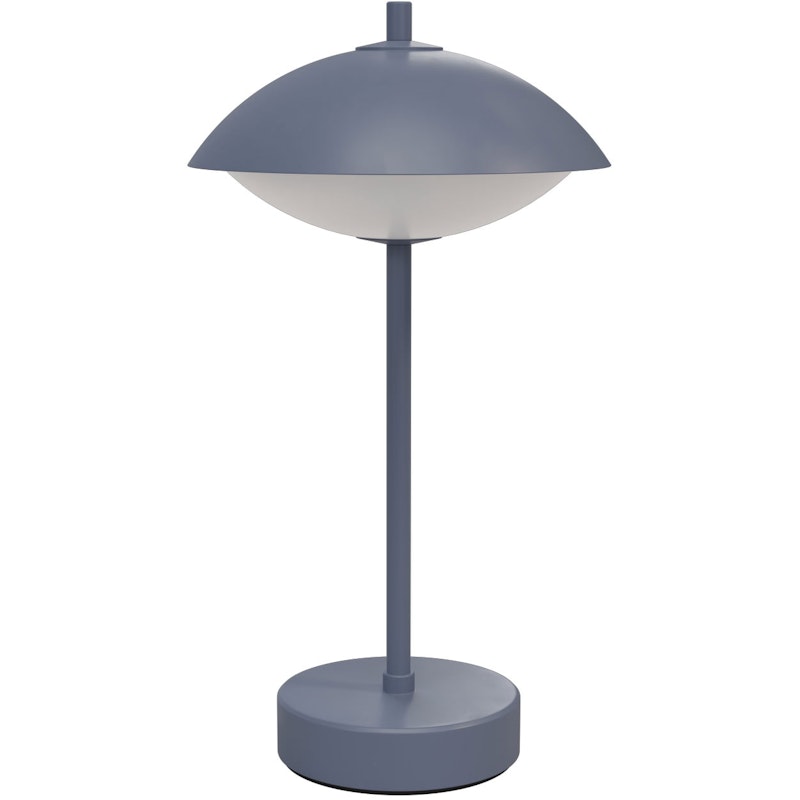 Clam Table Lamp Portable, Dusk Blue