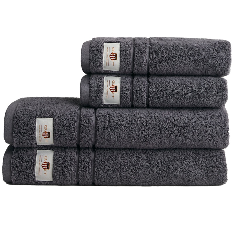 Archive Shield Towels 50x70 + 140x70 cm 4-pack, Anchor Grey