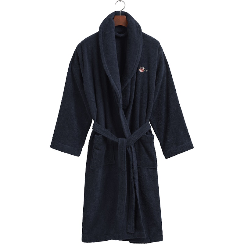 Archive Shield Bathrobe Evening Blue, S