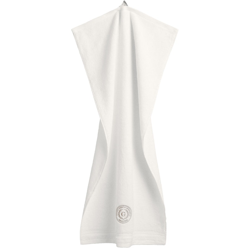 Crest Towel 30x50 cm, White