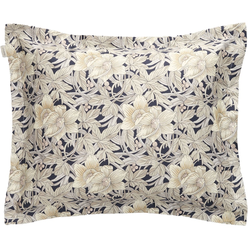 Floral Pillowcase 50x60 cm, Sateen Blue