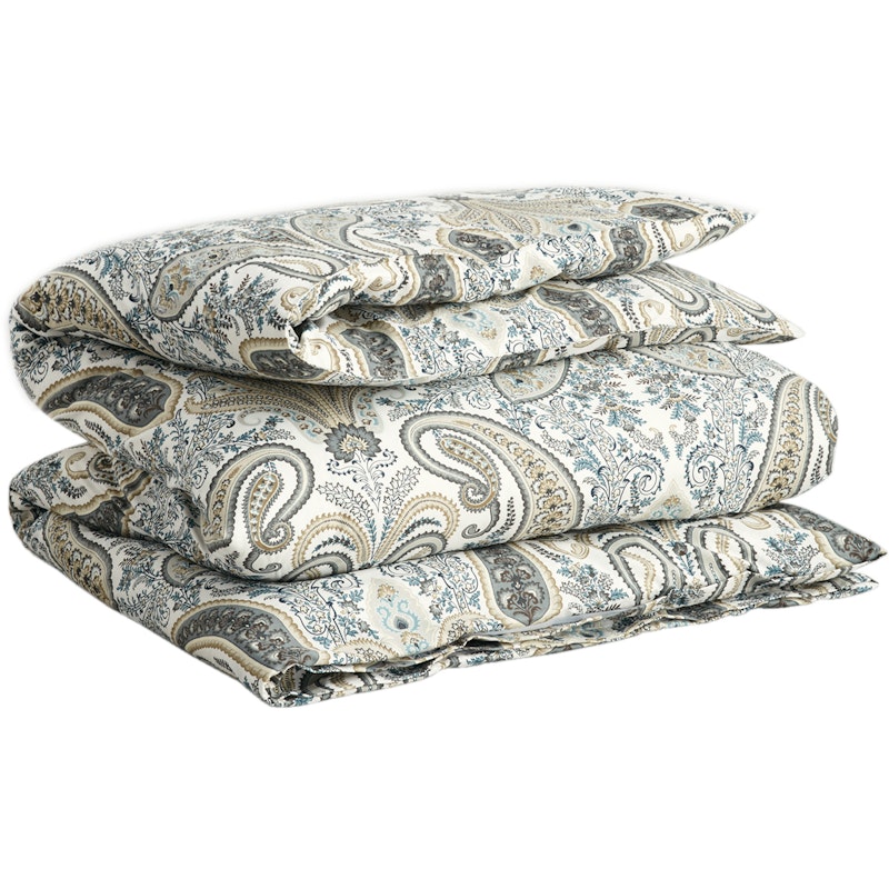 Key West Paisley Duvet Cover 140x200 cm, Dark Putty