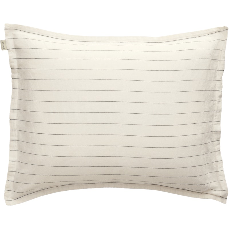 Pinstripe Pillowcase 50x60 cm, Eggshell