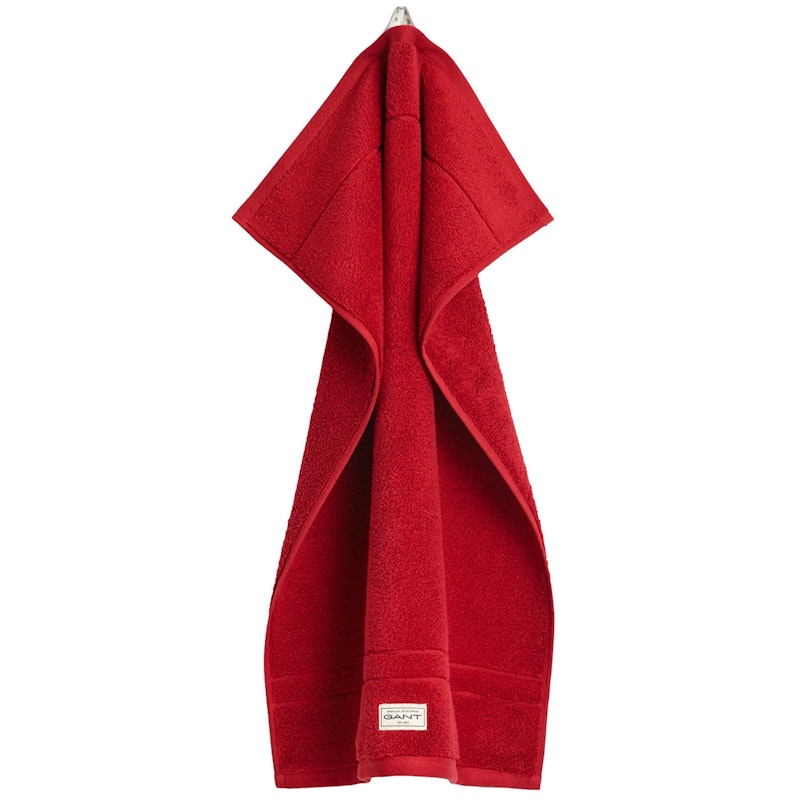 Premium Towel 30x50 cm, Dark Red