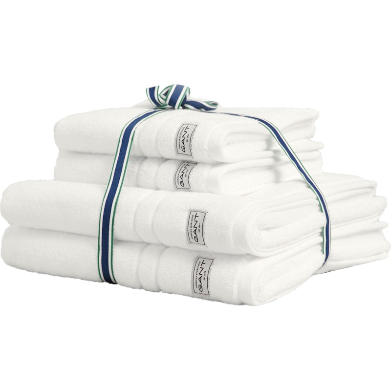Premium Towels 4-pack 50x70 + 70x140 cm, White