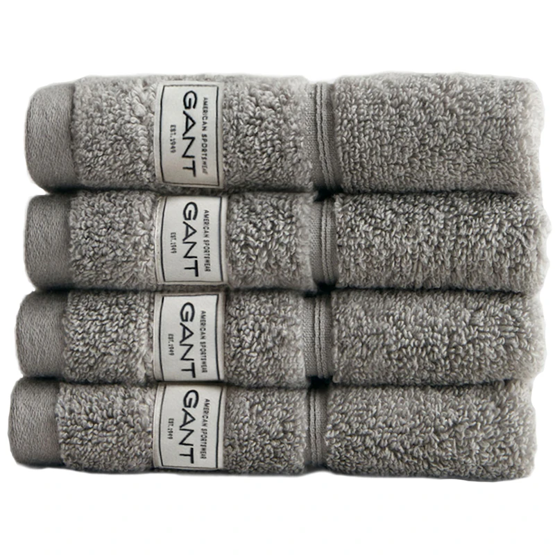 Premium Towels 30x30 cm 4-pack, Concrete Grey