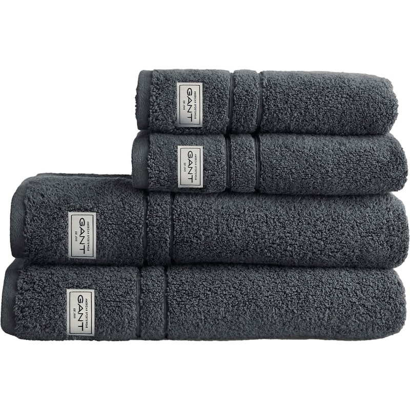 Premium Towels 4-pack 50x70 + 70x140 cm, Anchor Grey