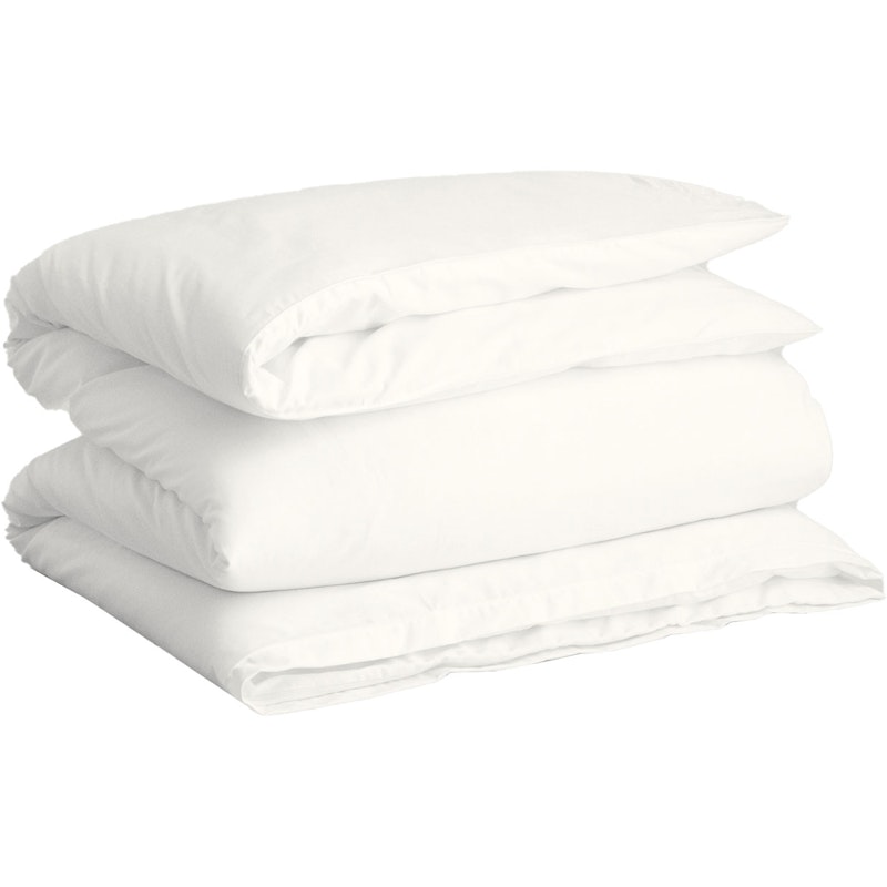 Sateen Single Duvet Cover 140x200 cm, White
