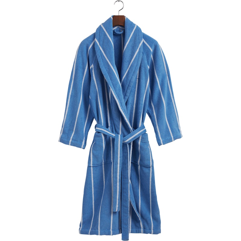 Stripe Bathrobe Blue Bell, S