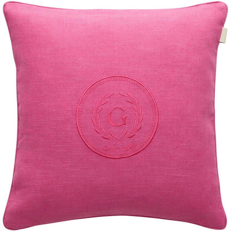 Tonal Crest Cushion Cover 50x50 cm, Bold Violet