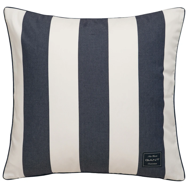 Yacht Stripe Cushion 50x50 cm, Marine