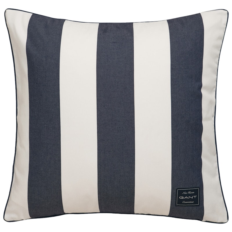 Yacht Stripe Cushion 50x50 cm, Marine