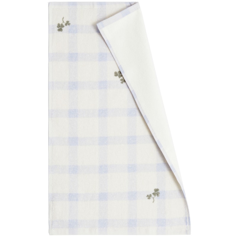 Gingham Sorrel Blue Guest Towels 2-pack, 30x50 cm