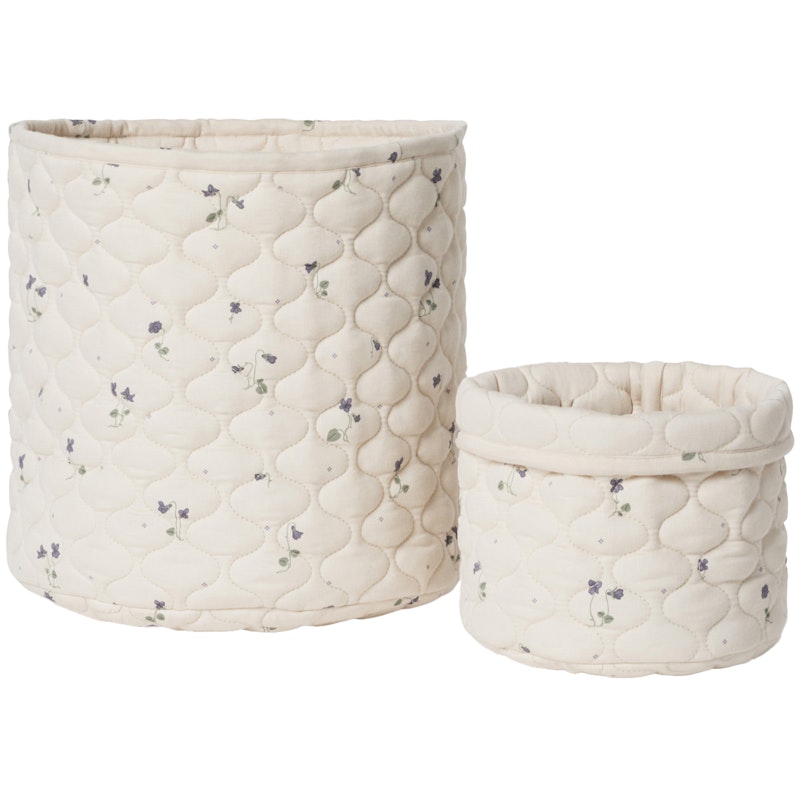 Viola Quilted Baskets 2-pack