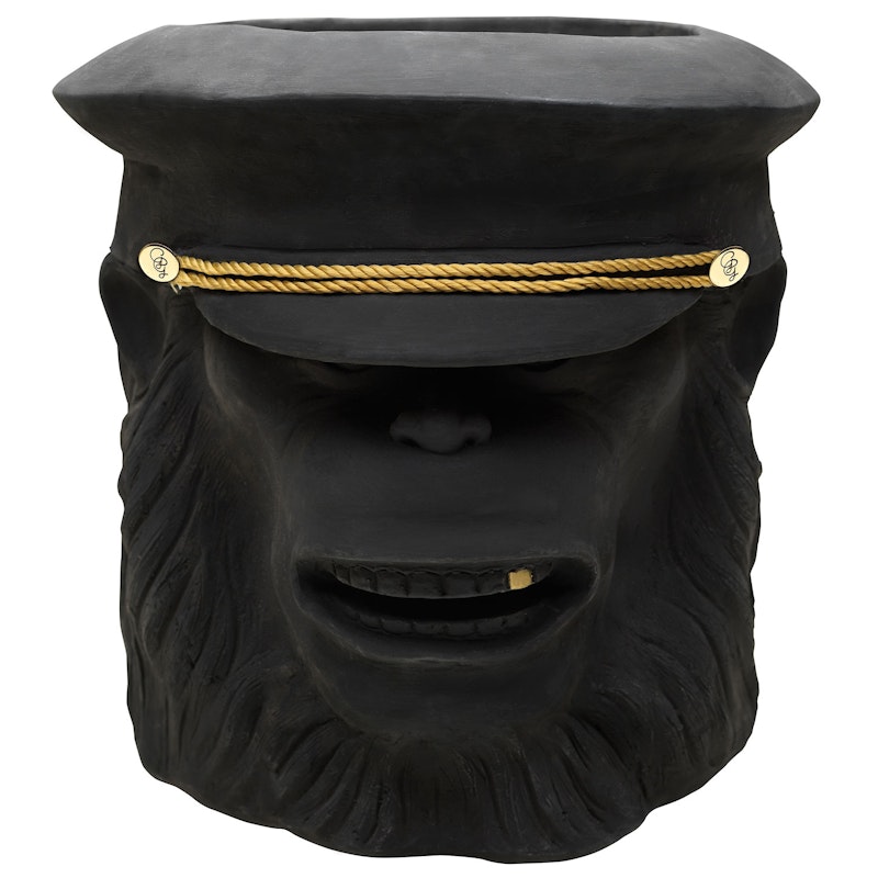 Monkey Face Pot Big, Black