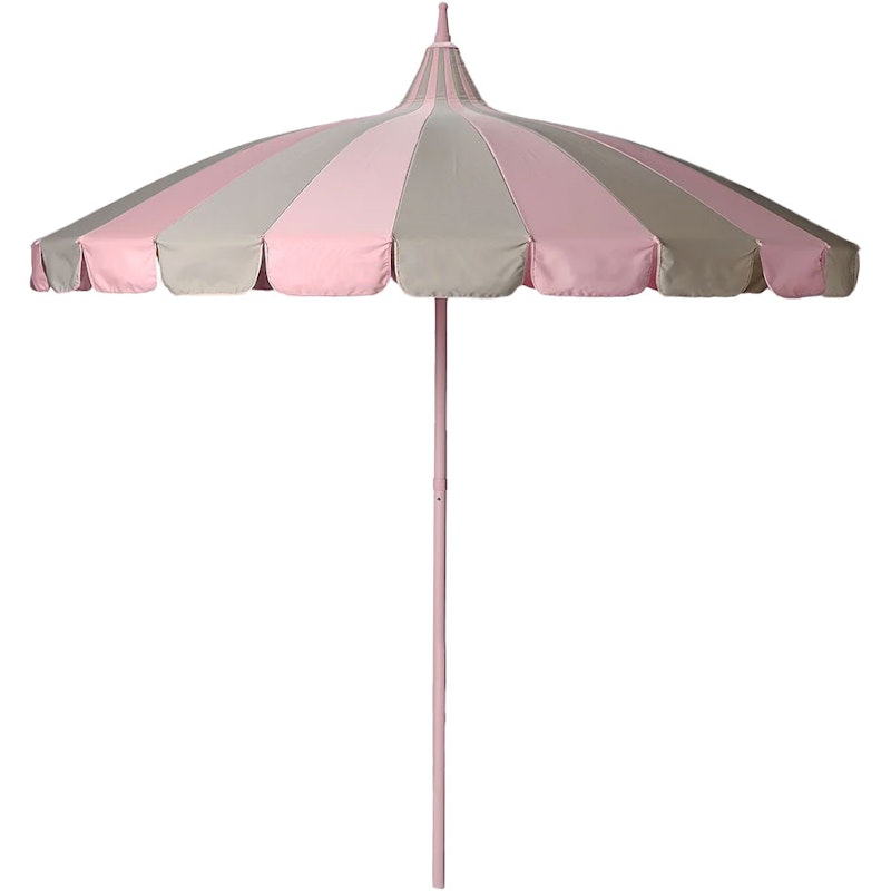 Parasol Ø240 cm, Beige / Pink