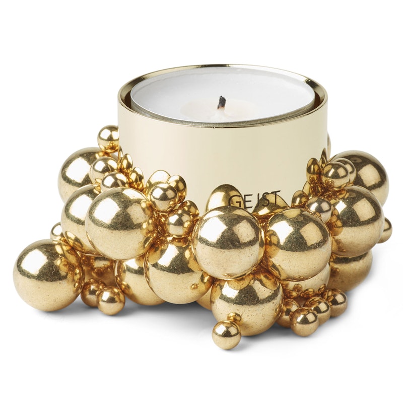 Molekyl Tealight Holder, Brass