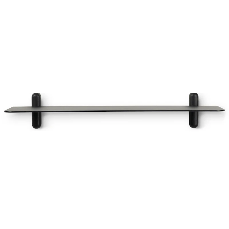 Nivo Wall Shelf G, Black Ash / Black