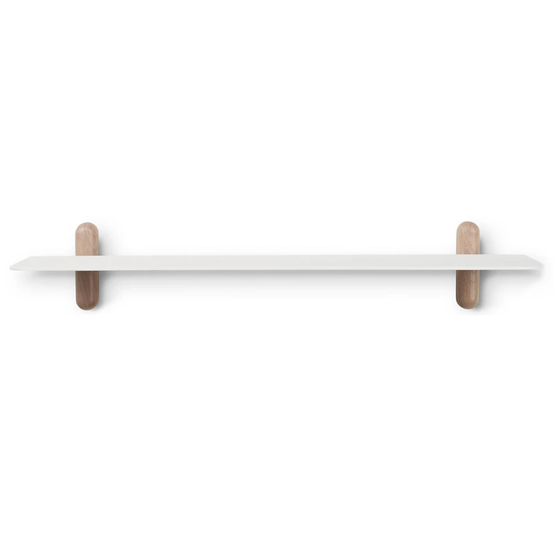 Nivo Wall Shelf G, Light Oak / White