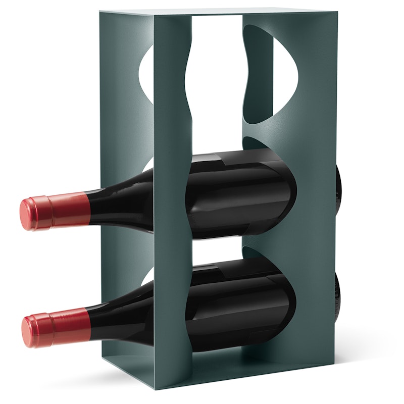 Alfredo Wine Rack Stainless Steel, Artichoke Green