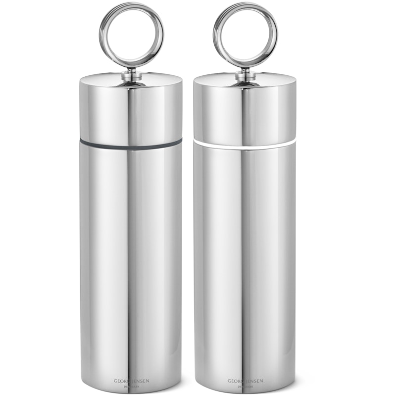 Bernadotte Salt And Pepper Mill Set, Stainless Steel