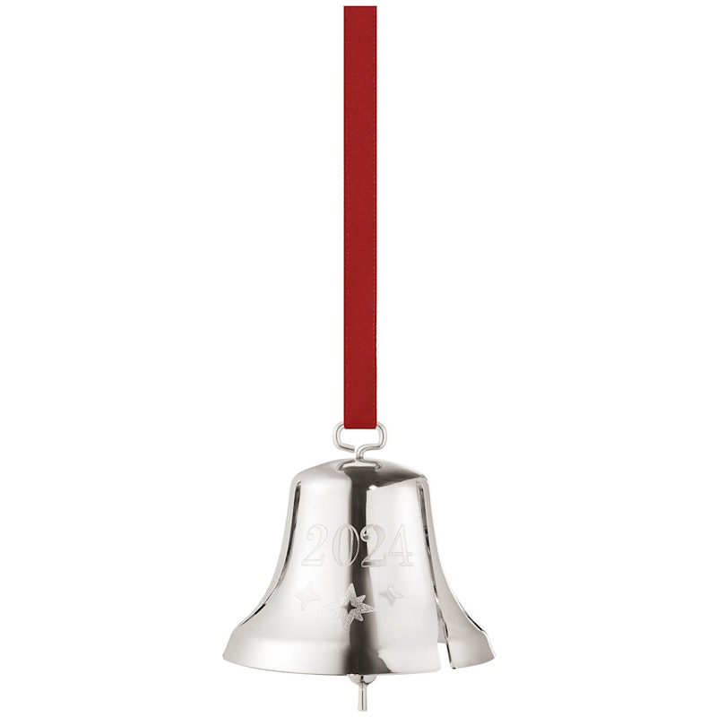 Bell Christmas Decoration, Palladium Plated