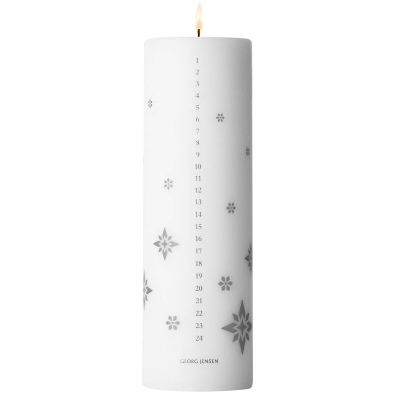 Calendar Candle, Silver