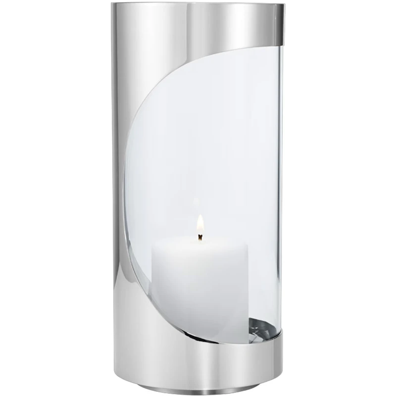 Chrome Tea Light Holder Stainless Steel, 28 cm