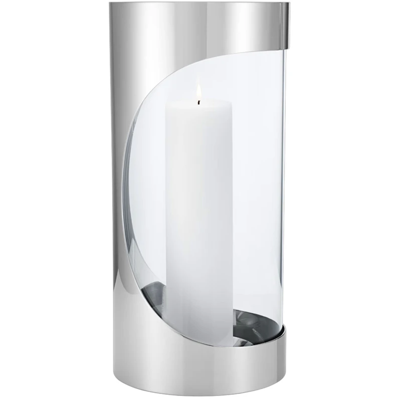 Chrome Tea Light Holder Stainless Steel, 33 cm